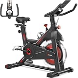 Yaheetech Heimtrainer Fahrrad für Zuhause Fahrradtrainer mit LCD Display...