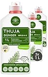 Thuja Dünger flüssig 3 Liter Konzentrat - Koniferen Dünger - Flüssigdünger...