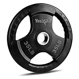 Yes4All Hantelscheibengriff gummiert für Gewichtheben & Krafttraining,...