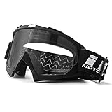 IIQBOVEN Motocross-Maske, Motorradbrille Cross-Visier, MTB/Enduro-Brille,...