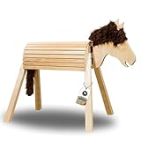 Dein Holzpferd Bausatz 100cm für draußen Reitpferd Garten Voltigierbock für...