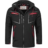 Arctic Seven Herren Softshell Jacke Funktionsjacke Outdoor Regenjacke...