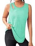 Gyabnw Tank Top Damen Sport Tanktop Fitness Ärmellos Sportshirt Gym Yoga Sommer...