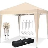 KESSER® Pavillon Faltpavillon 3x3m | Pop-Up Gartenpavillon Höhenverstellbar...