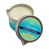 Vibratissimo Massagekerze Vanille 50ml I Kerze mit Vanille Duft I Kerze...
