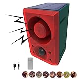 Solar-Bewegungssensor-Alarm für den Außenbereich – bellender und...