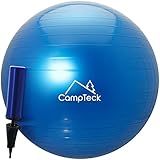 CampTeck U6764 Unisex Gymnastikball 65cm mit Handpumpe für Yoga, Fitness,...