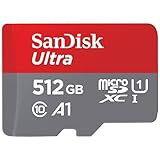 SanDisk Ultra Android microSDXC UHS-I Speicherkarte 512 GB + Adapter (Für...