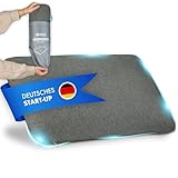 NATURBUMMLER Reisekissen Memory Foam [SafeSleep+] Kleines Campingkissen...