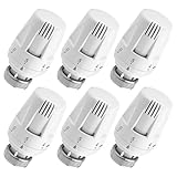 BYZESTY Heizungsthermostat Heizkörperthermostat Thermostatkopf Heizungsregler:...