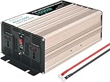 1000W Reiner Sinus-Wechselrichter DC 12V zu AC 230V, 12V Spannungswandler mit...