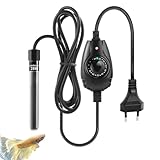 FEDOUR 15W/25W/35W Mini Aquarium Heizung Tauchbare kleine Aquarienheizung für...