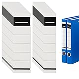 100 Stk Ordnerrücken Selbstklebend Breit und Schmal,Ordner Etiketten...