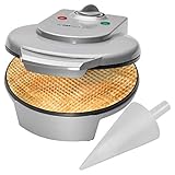 Clatronic® Hörnchenautomat für hauchdünne Waffeln | ideal für...
