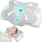 Fwiull Nackenkissen Kopfkissen, Anti Schnarch Kissen, Memory Foam Kissen...