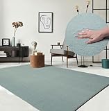 the carpet Relax Moderner Flauschiger Kurzflor Teppich, Anti-Rutsch Unterseite,...