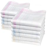 merrysquare - Damen Taschentücher - 100% Baumwolle - 28cm x 28cm - 12 Stück -...