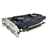 QTHREE GTX 750 4GB 128-bit Grafikkarte, Dual Fans, HDMI, VGA, DVI, Low Profile...