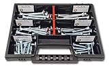 60 tlg. Flachrundschrauben-Schlossschrauben - S Box // Schraubenset...