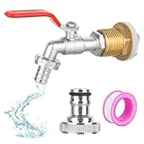 CTDMJ Kugelauslaufhahn 3/4 Zoll Kugel-Auslaufventil Messing Wasserhahn für...