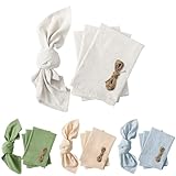 6 Stück Stoffservietten Waschbare Tischservietten Servietten Stoff 45x45 cm...