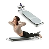 KOMFOTTEU Sit-Up Bank zusammenklappbar. Bauchtrainer Rückentrainer 120cm-137cm...