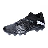 PUMA Herren Future 7 Match Fg/Ag Soccer Shoe, Black White, 41 EU