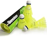 Senston Badminton Bälle 6 Stück Nylon Federball Indoor Outdoor Federbälle...