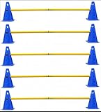 Steckhürdenset - 5 er Set für Koordinationstraining Agility Hundesport...
