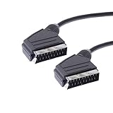 SCART-Kabel 2m - Scart-Stecker auf Scartstecker - 21-Polig - AV Kabel - analoges...