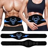 cjumel EMS Bauchmuskeltrainer Bauchmuskeltrainer Elektrisch mit 12 Modi & 19...
