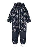 NAME IT Mädchen NMFALFA08 Softshell Suit FOIL FO NOOS Regenanzug, Blau, 80