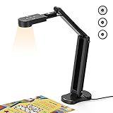 THUSTAND 8MP Dokumentenkamera & Webcam 4K, 2448P Visualizer, Vorlagen bis A3 mit...