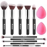 BEAKEY Pinselset Makeup Professionelles Foundation Make up Pinsel Set Premium...