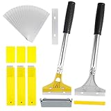Koxtyzo Tapetenentferner Set mit 30 Klinge, 4'' Tapetenschaber mit Gummigriff...