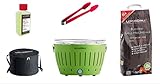 LotusGrill Starter-Set Classic 1x Grill Limettengrün USB-Anschluß, 1x...