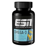 ESN Omega-3, 60 Kapseln, hochdosiertes EPA & DHA, 1200 mg EPA & 900 mg DHA pro...