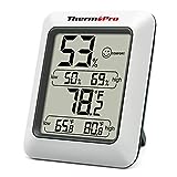 ThermoPro TP50 digitales Thermo-Hygrometer Innen Thermometer Raumthermometer mit...