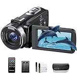 CAMWORLD Videokamera 4K 42MP Camcorder 18X Digital Zoom IR Nachtsicht Kamera...