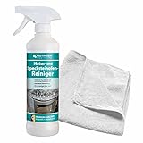 HOTREGA Natur und Specksteinofen Reiniger 500 ml SET + Microfasertuch 40 x 40 cm