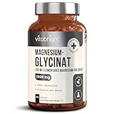 Magnesium Glycinat 1500mg Dosierung plus 300mg elementares Magnesium. 180...