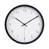 Amazon Basics, Klassische 30 cm Leicht Ablesbare Lautlose Batteriebetriebene...