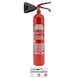 Gloria - 2kg CO2 Feuerlöscher - KS 2 ST - Kohlendioxidlöscher - f....
