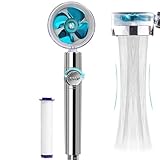 ZHAOYCSH Hochdruck-Duschkopf mit Turbo-Propeller Technologie - Wassersparende...