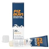 PIZ BUIN Mountain 2-in-1 Sonnencreme LSF 30 (20 ml) & Lippenpflege LSF 30 (2,3...