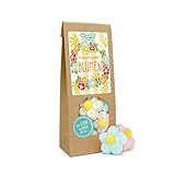 Schaumzucker Blumen, süße Wundertüte mit schaumig weichen Marshmallow-Blumen,...