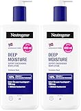 Neutrogena Deep Moisture Sofort einziehende Bodylotion 400ml (Packung mit 2)