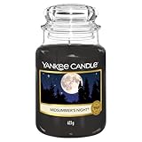 Yankee Candle Duftkerze im Glas (groß) | Midsummer's Night | Kerze mit langer...