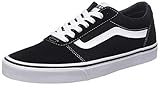 Vans Ward Herren Sneaker, Suede Canvas Black White, 47 EU