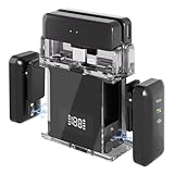 Lutranstra Lavalier Mikrofon Wireless, Lavalier Funkmikrofon für iOS- und...